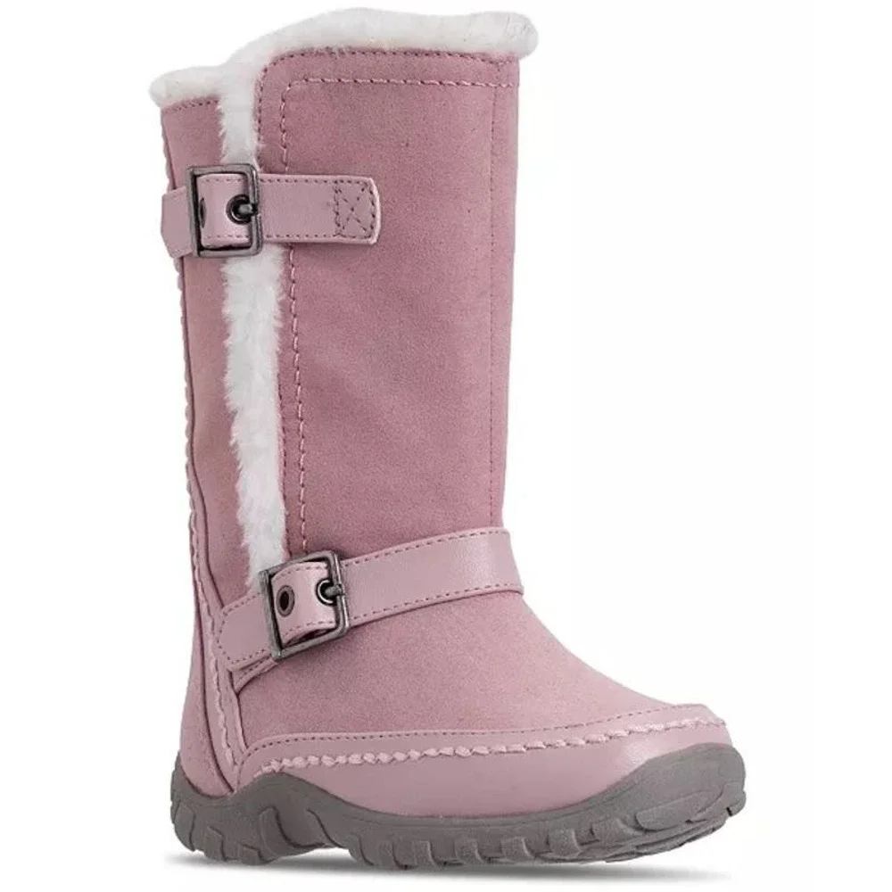 NINE WEST Toddler Girls' Naydine Winter Boots - Size 4 - Picture 1 of 6